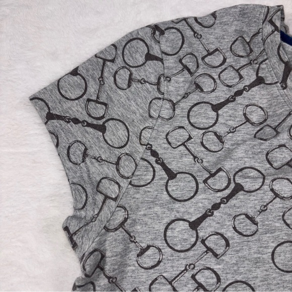 ARIAT Women Snaffle Bit Tshirt Med Short Sleeve Cowgirl Horse Riding Equestrian - Picture 5 of 12
